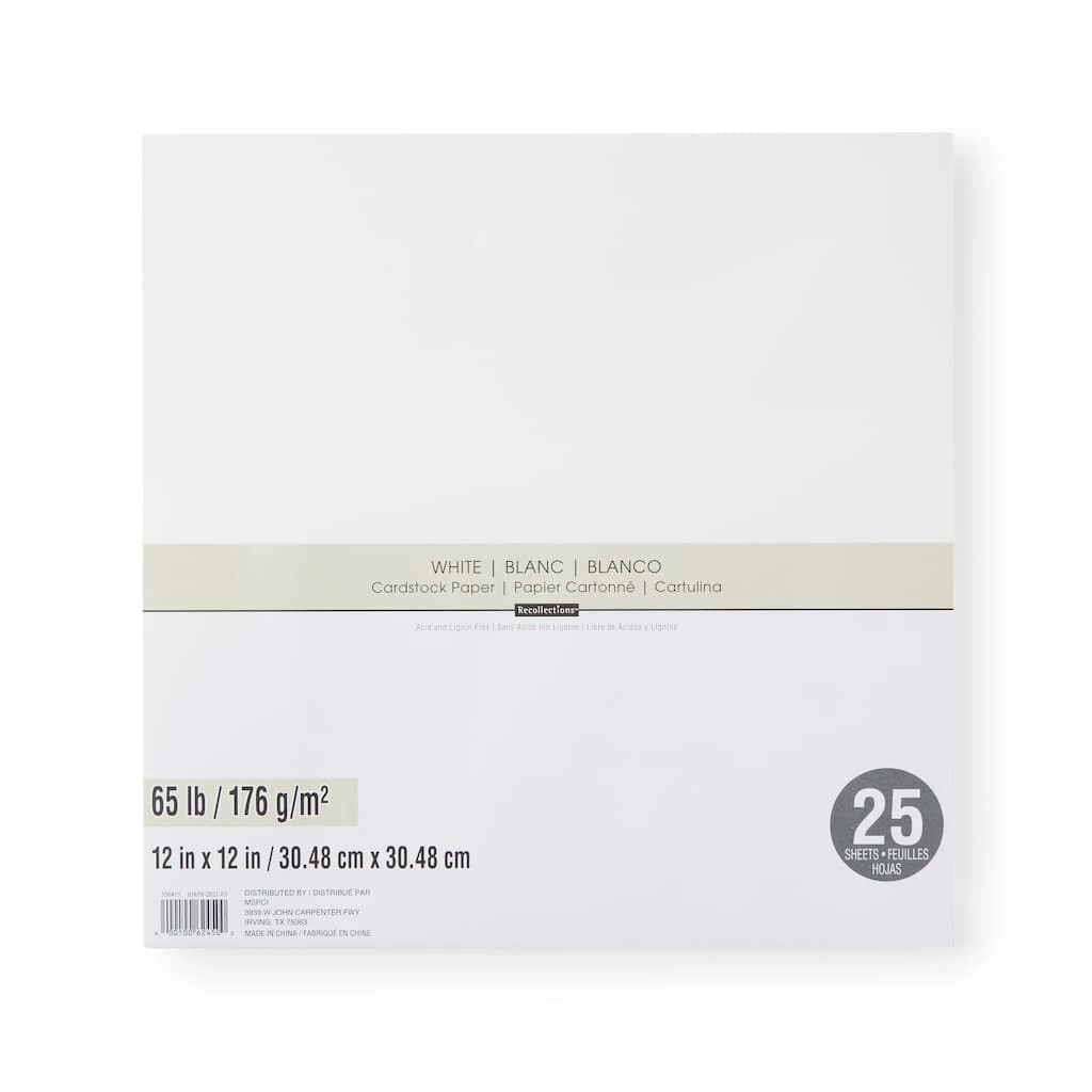 Best deal 👍 12 Packs: 25 ct. (300 total) 12" x 12" Cardstock Paper by Recollections™ ⌛ 1 Best deal 👍 12 Packs: 25 ct. (300 total) 12" x 12" Cardstock Paper by Recollections™ ⌛
