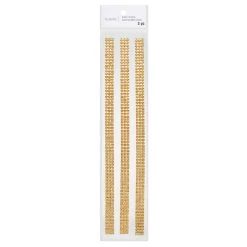 Best reviews of 👏 12 Packs: 3 ct. (36 total) Gold Rhinestone Borders by Recollections™ 🔔