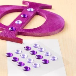 Discount 🛒 12 Packs: 20 ct. (240 total) Purple Combo Rhinestone Stickers by Recollections™ 👏 -Michaels Stores MP399810 20