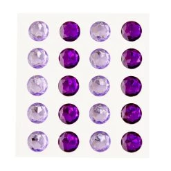 Discount 🛒 12 Packs: 20 ct. (240 total) Purple Combo Rhinestone Stickers by Recollections™ 👏 -Michaels Stores MP399810 31