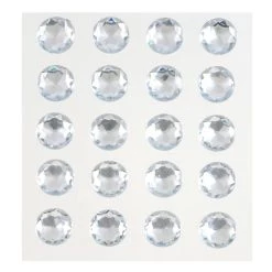 Alternative view of Brand new ⭐ 12 Packs: 20 ct. (240 total) 16mm Clear Rhinestone Stickers by Recollections™ 👏