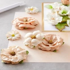 Alternative view of Best deal 🔥 12 Packs: 8 ct. (96 total) Brown Mixed Flower Embellishments by Recollections™ 👏