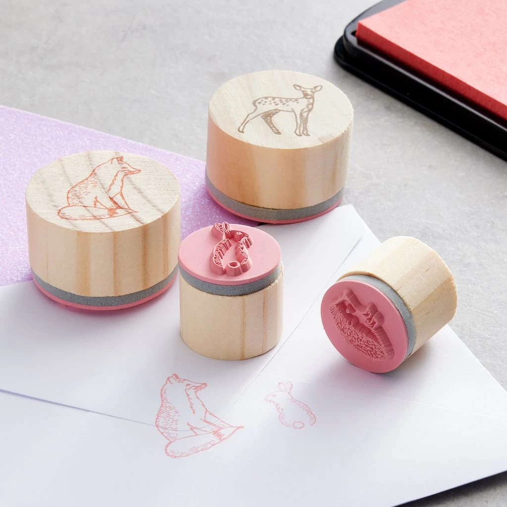 Best reviews of 😉 24 Packs: 4 ct. (96 total) Animals Round Wood Stamp Set by Recollections™ ⭐ 3 Best reviews of 😉 24 Packs: 4 ct. (96 total) Animals Round Wood Stamp Set by Recollections™ ⭐ - Image 3