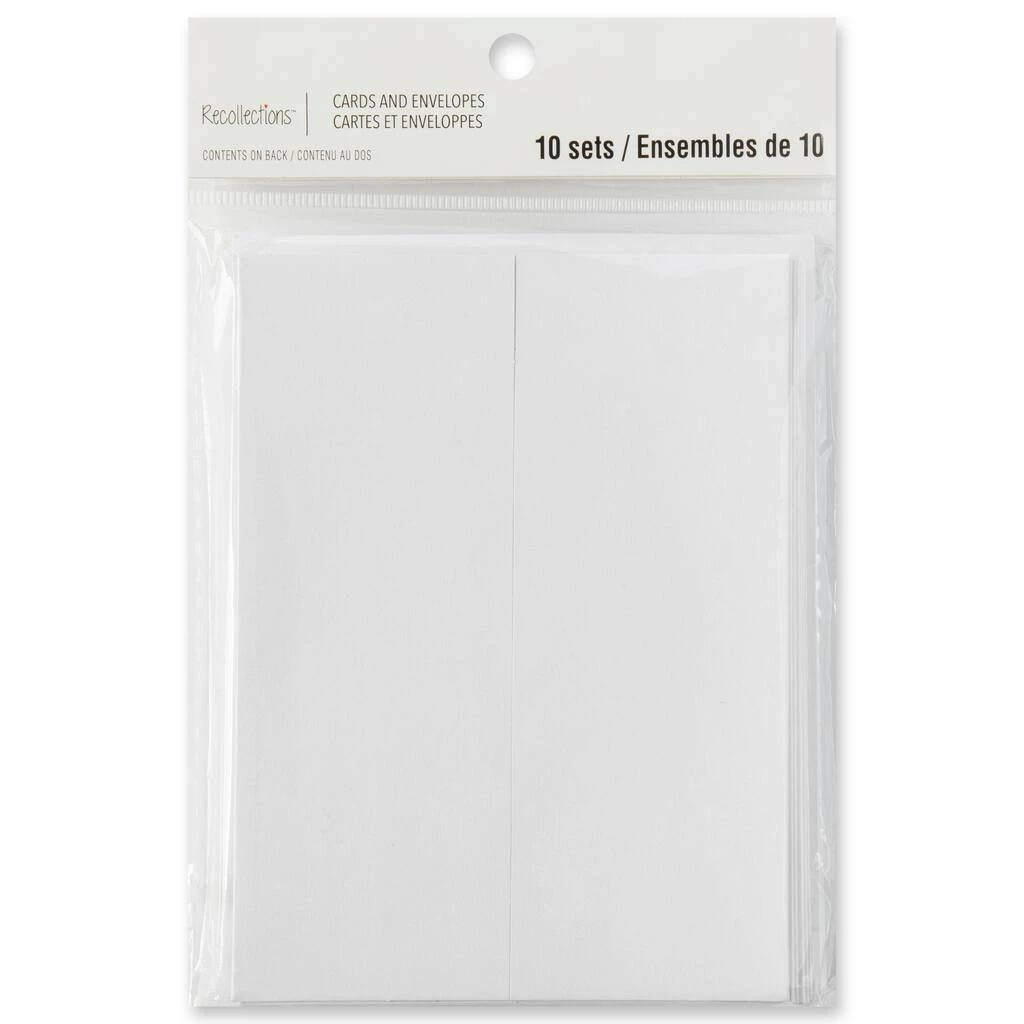 Budget 👏 12 Packs: 10 ct. (120 total) 4.25" x 5.5" White Gatefold Cards & Envelopes by Recollections™ ⌛ 3 Budget 👏 12 Packs: 10 ct. (120 total) 4.25" x 5.5" White Gatefold Cards & Envelopes by Recollections™ ⌛ - Image 3