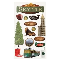 Best deal 👍 12 Pack: Seattle Stickers by Recollections™ ⌛
