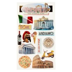 Best deal ⌛ 12 Pack: Rome Dimensional Stickers by Recollections™ ❤️