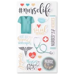 Top 10 🥰 12 Pack: Nurse Life Dimensional Stickers by Recollections™ ❤️ 10 Top 10 🥰 12 Pack: Nurse Life Dimensional Stickers by Recollections™ ❤️ -Michaels Stores MP666030 21