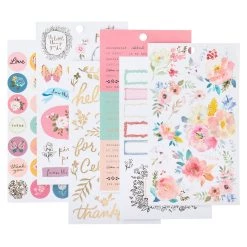 Wholesale 🎉 12 Pack: Sketchbook Garden Stickers by Recollections™ 👍