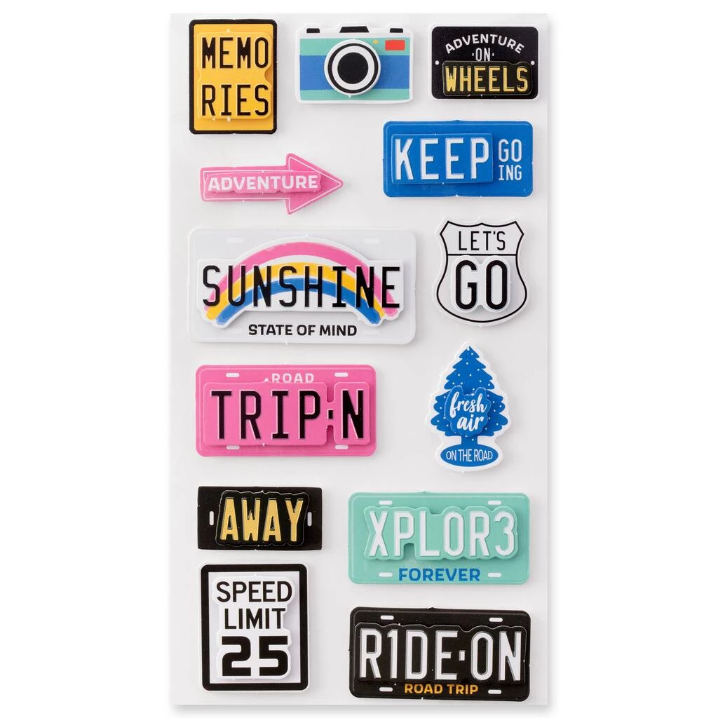 Outlet ⭐ 12 Pack: Travel Signs Stickers by Recollections™ ✔️ 5 Outlet ⭐ 12 Pack: Travel Signs Stickers by Recollections™ ✔️ - Image 5